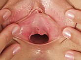 Nude girls showing you their gaping holes spread wide open!