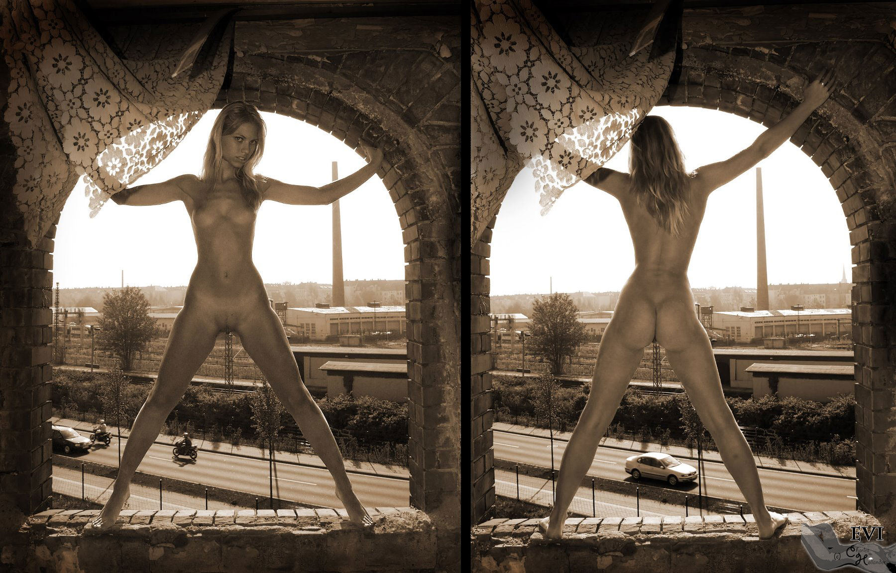 Free pictures series of nude Evi C. ...!